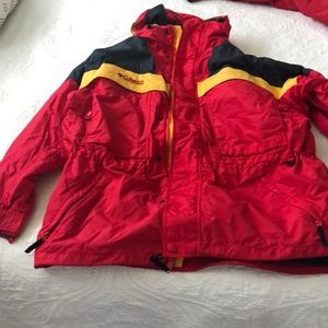 Columbia interchangeable drawstring winter jacket